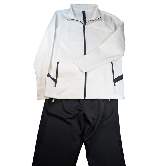 Unisex Track Suit Jogging Set Size M Softshell Zip Pockets Running Walking Gym - Picture 1 of 8